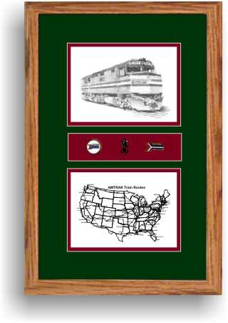 amtrak 400 railroad art print