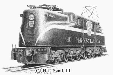 Pennsylvania Railroad #4890 art print