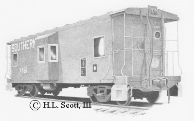 Southern Railroad caboose