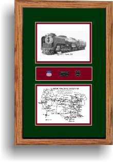 Union Pacific 844 railroad art print