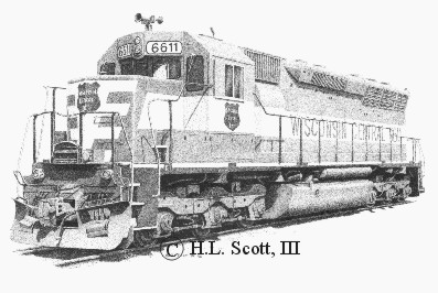 Wisconsin Central Railroad 6611 art print