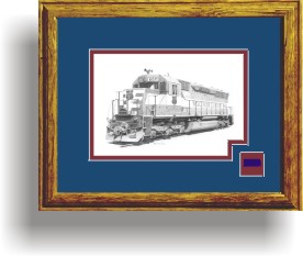 WC #6611 framed style D