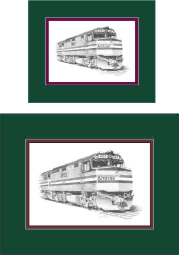 Amtrak Railroad #400 art prints