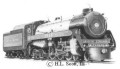 British Columbia Railroad 2860 royal hudson art print