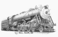 Baltimore and Ohio Railroad 5300 art print