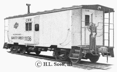 CNW caboose