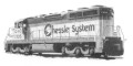 Chessie System Railroad 7305 art print