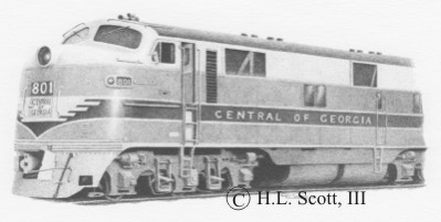 Central of Georgia Railroad #801