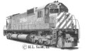 Canadian Pacific Railroad 4727 art print