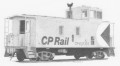 Canadian Pacific Railroad caboose art print