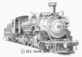 Cumbres and Toltec Railroad 484 art print