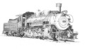 Durango and Silverton Railroad 481 art print