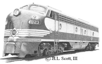 ERIE Railroad #823