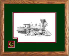 Central Pacific Railroad Jupiter art print