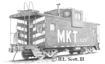 M K T caboose