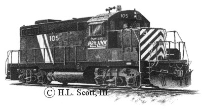 Montana Rail Link #105