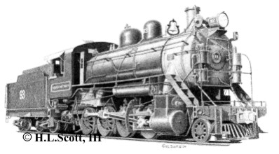 Nevada Northern Railroad 93 art print