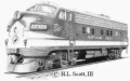 Northern Pacific Railway 7012 art print