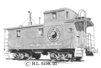Northern Pacific caboose #1266