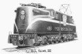 Pennsylvania Railroad GG1 art print