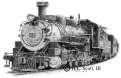 Cumbres and Toltec Railroad 489 art print