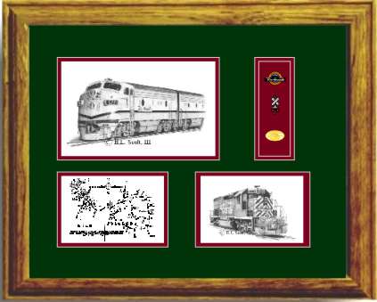 Rio Grande Railroad #5771 art print framed style G