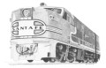 Santa FE Railroad  51 art print