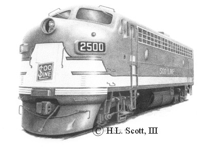 Soo Line Railroad #2500