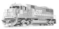 Soo Line Railroad art print 6050