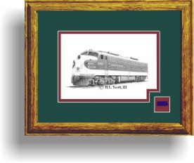Southern Railway 69  art print framed style D