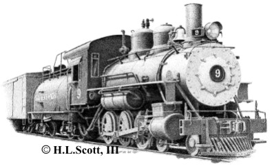 Southern Pacific Railroad 9 art print