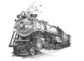 Spokane, Portland and Seattle Railroad 700 art pintt