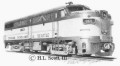 Spokane, Portland and Seattle Railroad 860 art print