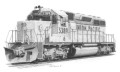 Union Pacific 3389 railroad art print
