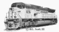 Union Pacific Railroad 8276 art print