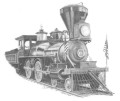 Virginia and Truckee Railroad 18 art print