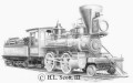 Virginia and Truckee Railroad 21 art print