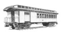 Virginia and Truckee Railroad coach 25 art print