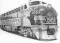 Western Pacific Railroad 805 art print